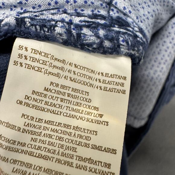 Peter Millar Pants Mens 36 (36x26 ACTUAL) Blue Wayfarer Crown Crafted HEMMED - Picture 8 of 10